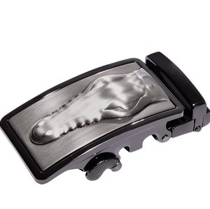 Crocodile ratchet belt buckle Only Mens 35mm 1 3/8